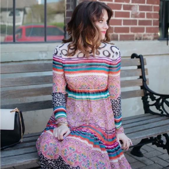 Anthropologie Donna Morgan Sierra Maxi - Picture 2 of 13